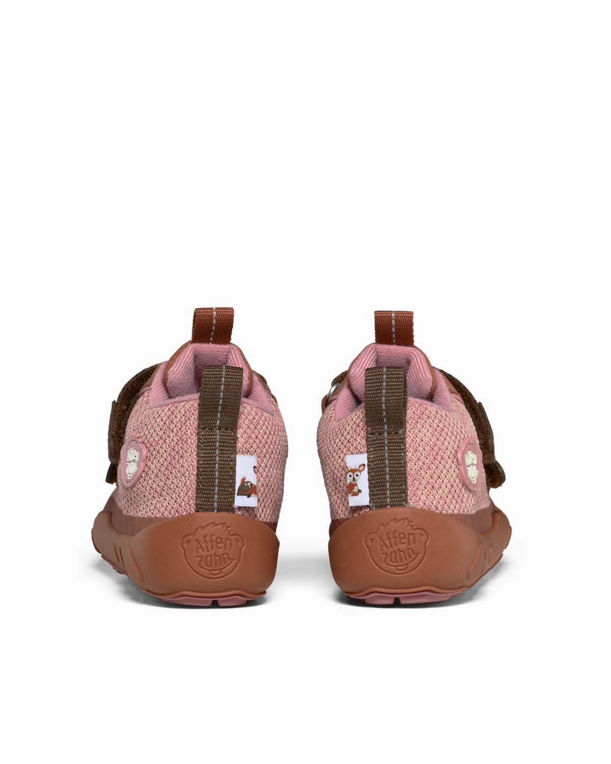 Affenzahn bergangsschuh Knit Happy Reh Grijs Sneaker