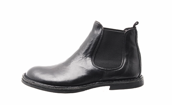 Chelsea Boots Langer Schaft Marie Morenz 1421 Jodpur Nero