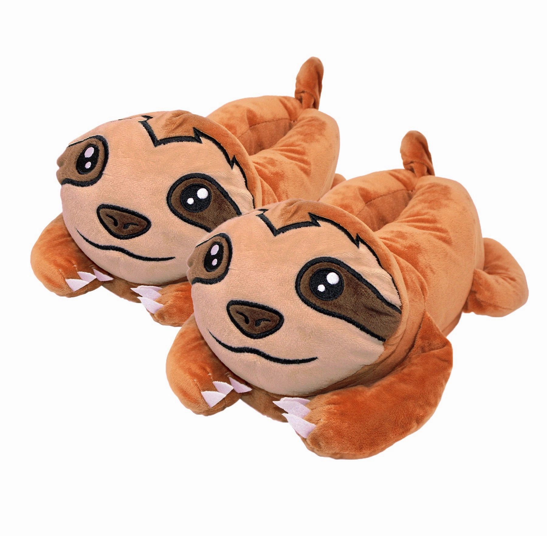 Zehenspreizer Pantoffeln Faultier Plsch Hausschuhe SLOFFIES, One Size Erwachsene