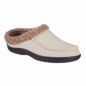 Styles With Loafers Men's Brushed Knit Lewis Clog Slipper