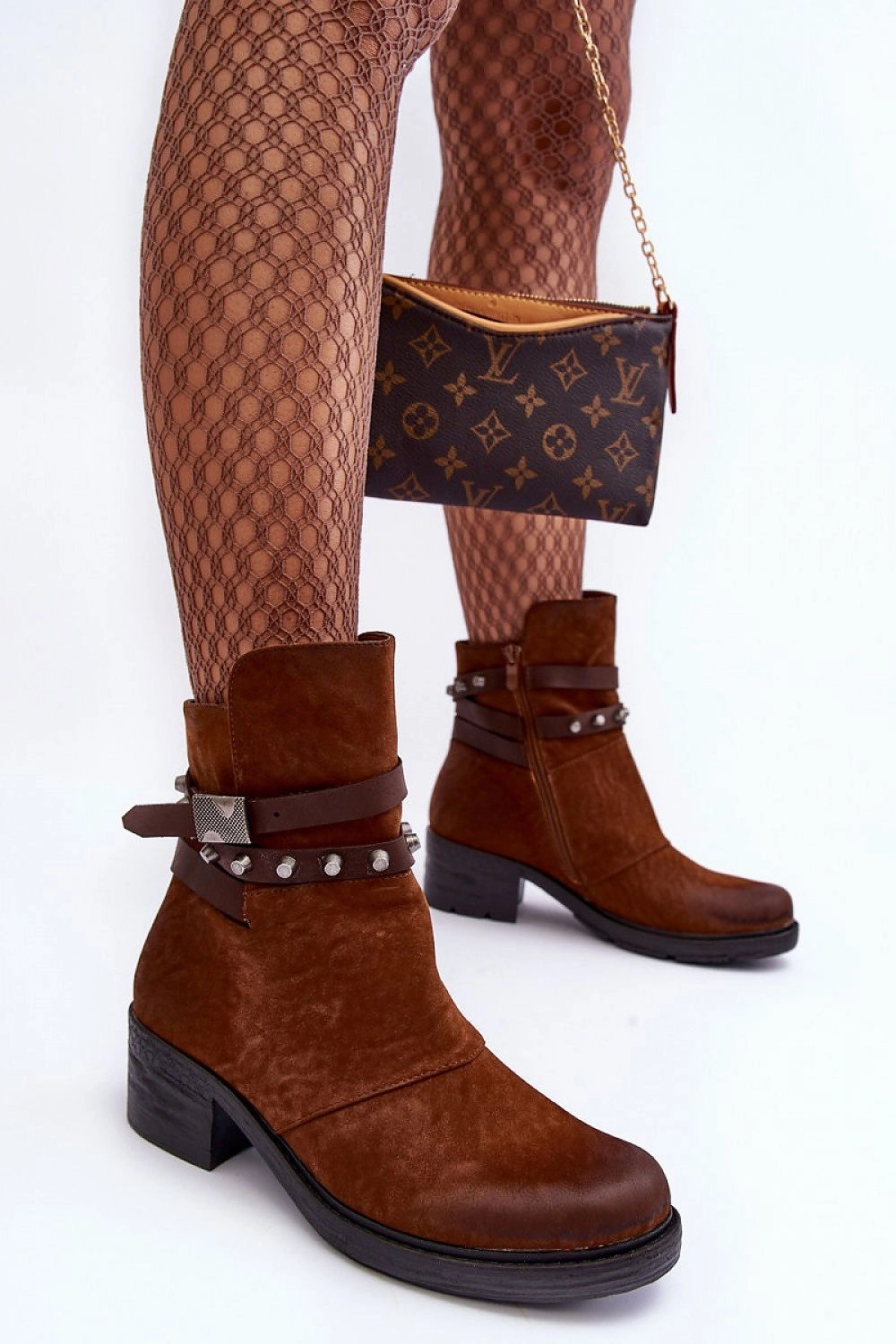 Holzstiefel Clog Stiefel Heel boots model 185640 Step in style