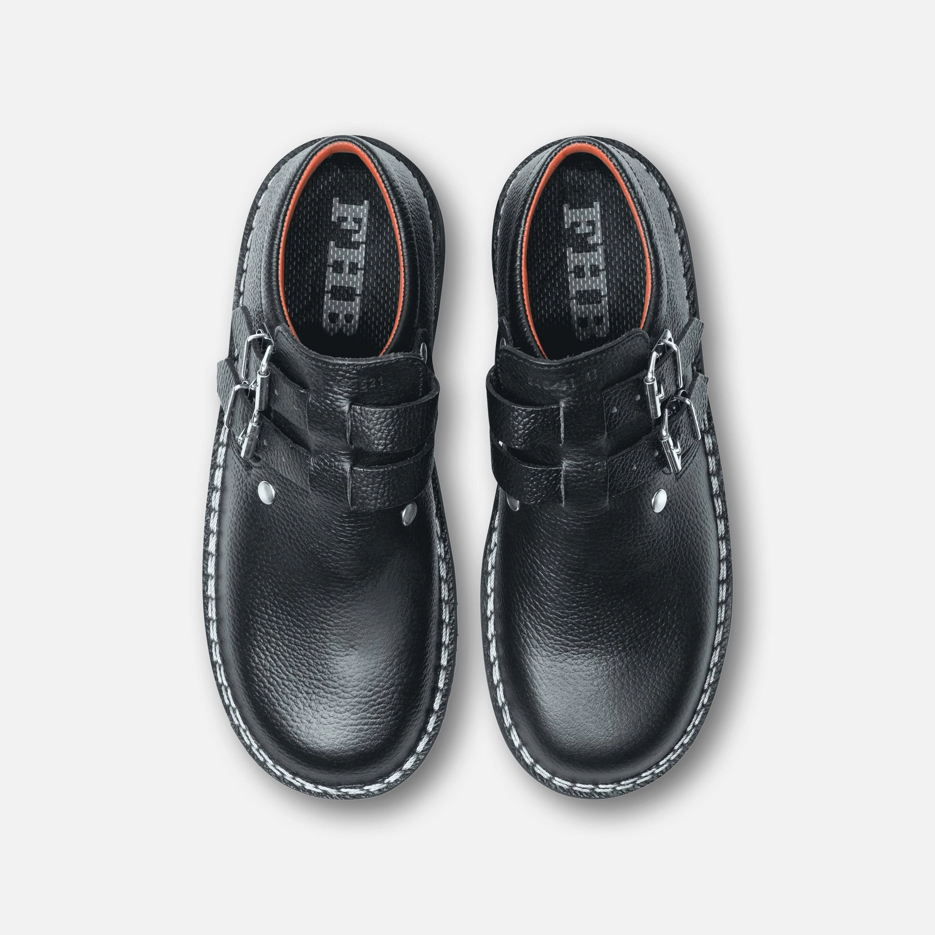 FHB Dachdeckerhalbschuh Autoreifen Doppelschnalle - WILLI Sicherheitsschuhe 42