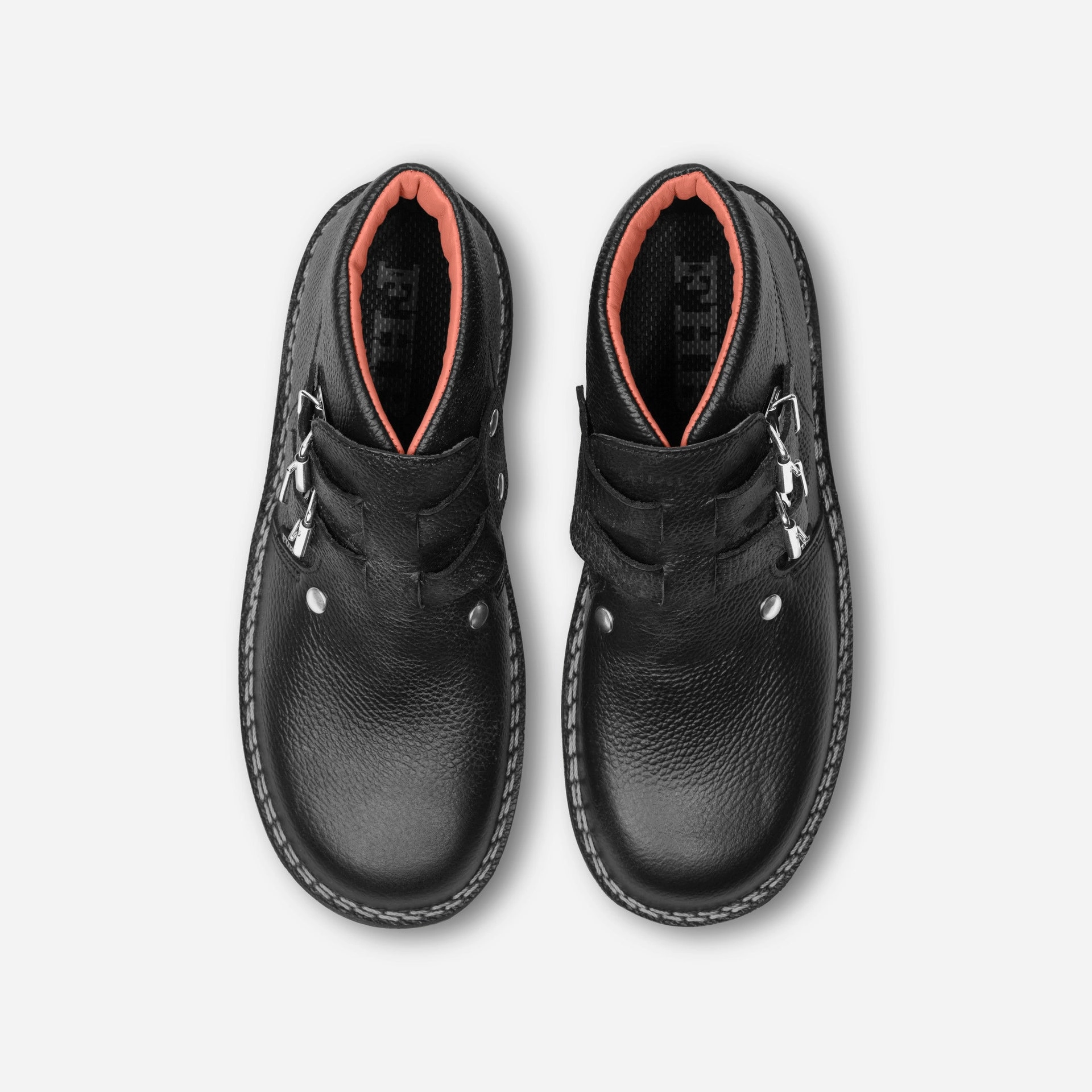 FHB Dachdeckerstiefel Autoreifen Doppelschnalle - OSKAR Sport Sicherheitsschuhe S1 S3 Iso 20345