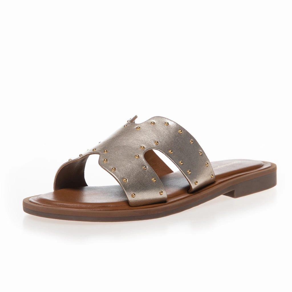 Sandalen Zum Reinschlüpfen IVY STUDS GOLD - GOLD