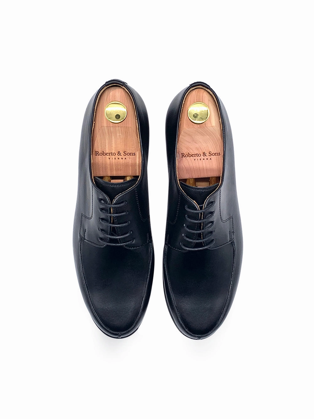 Herrenschuh Norwegen Goodyear Welted - Kalbsleder Schwarz ( Limited Edition ) Pflege Lederschuhe