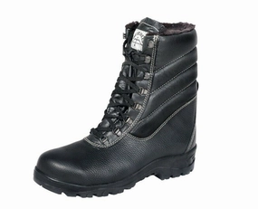 Bergmann Stiefel Sicherheitsstiefel/ Arbeitsstiefel gefttert mit Weblammfell