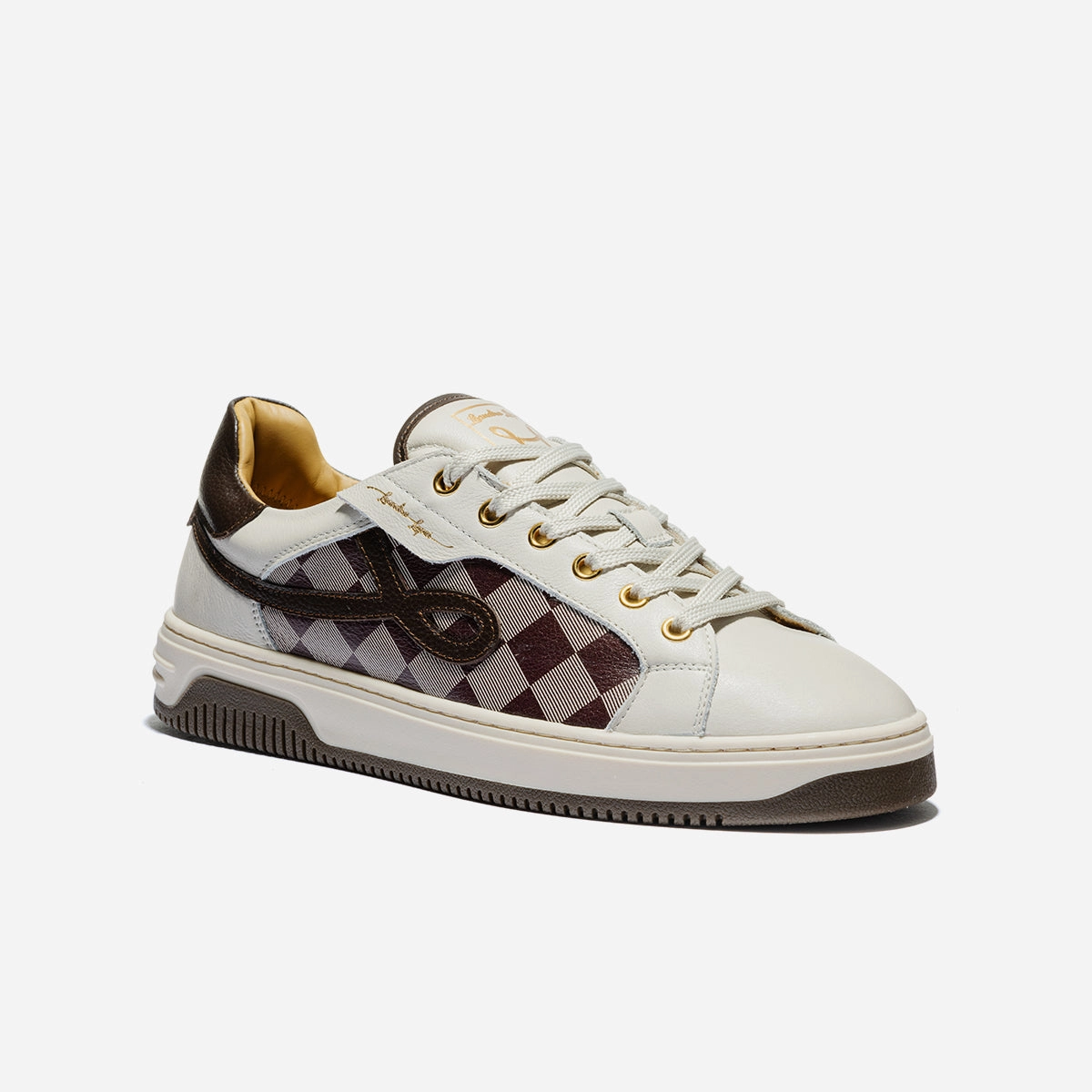 Sneaker Court Low Top - Paris - Beige-Brown