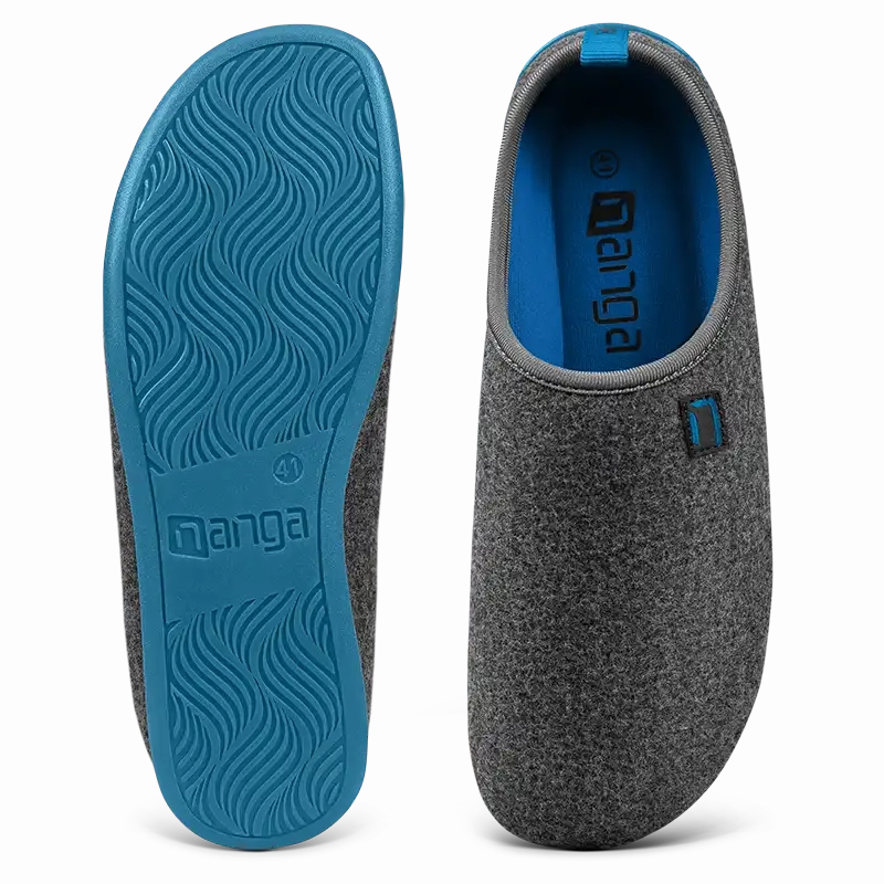 Puschen Pantoffeln & Co Zum Selberhäkeln Tanja Müller Wool Slipper blau