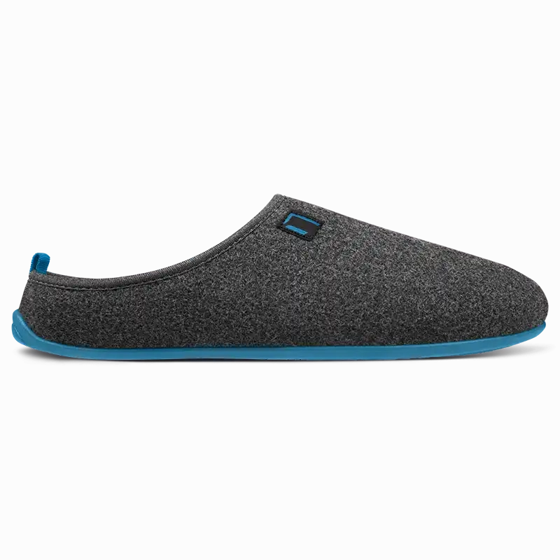 Wool Slipper blau Reno Pantoffeln