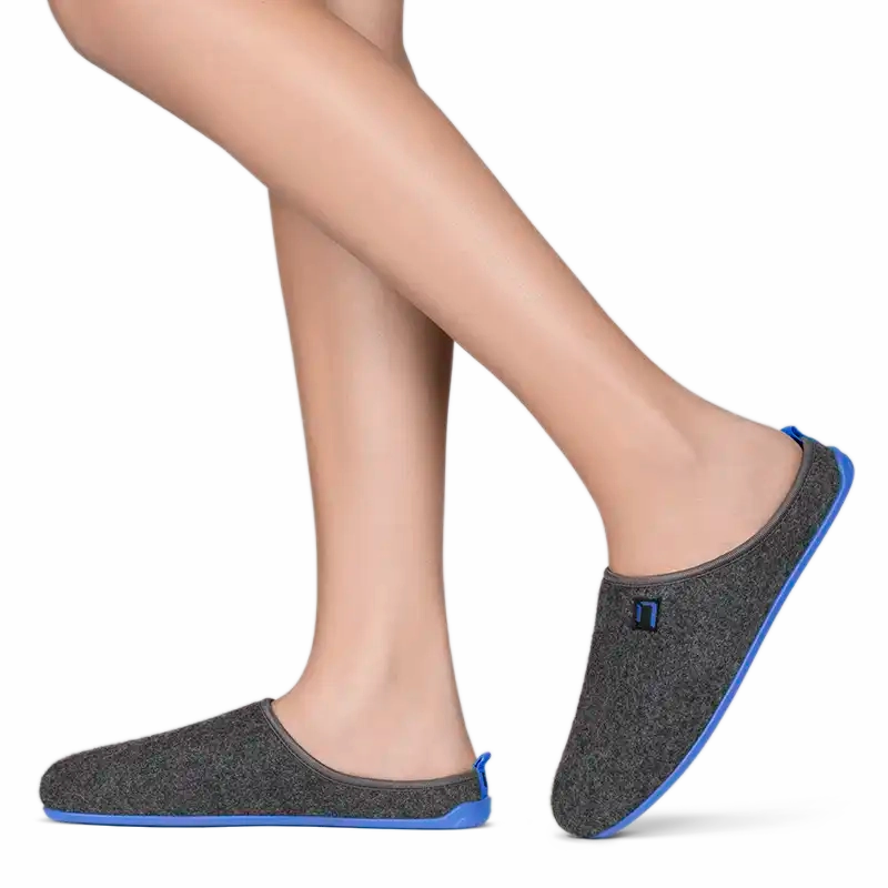 Pantoffeln Bvb Wool Slipper blau