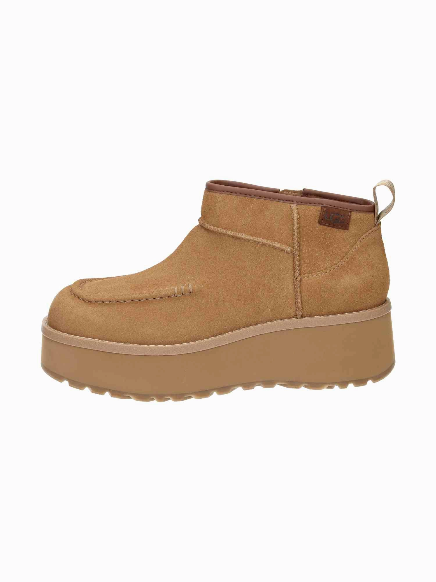 Königs Stiefel Geschnürt W Cityfunc Ultra Mini chestnut