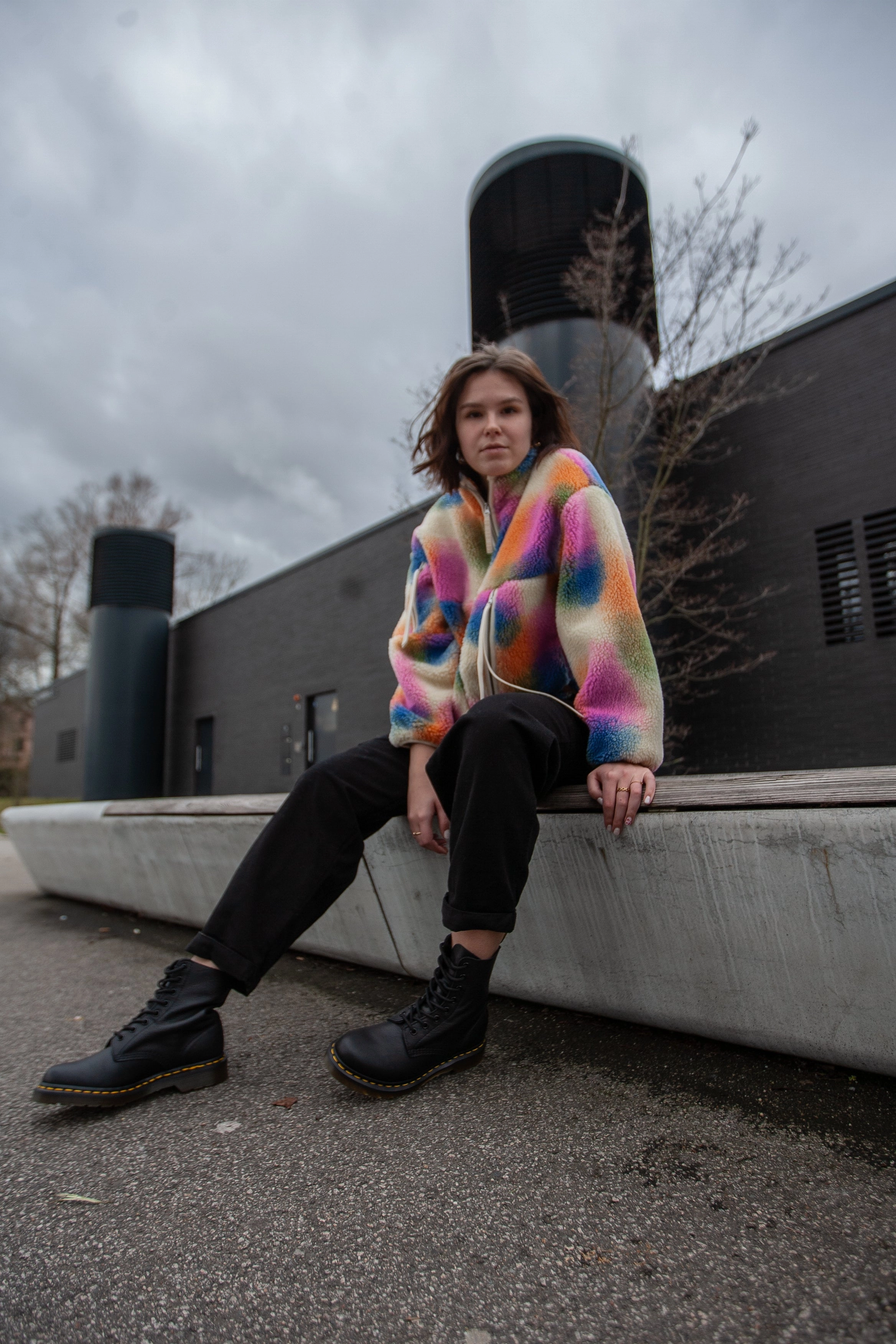 1460 Pascal Virginia black Ausgefallene Stiefel