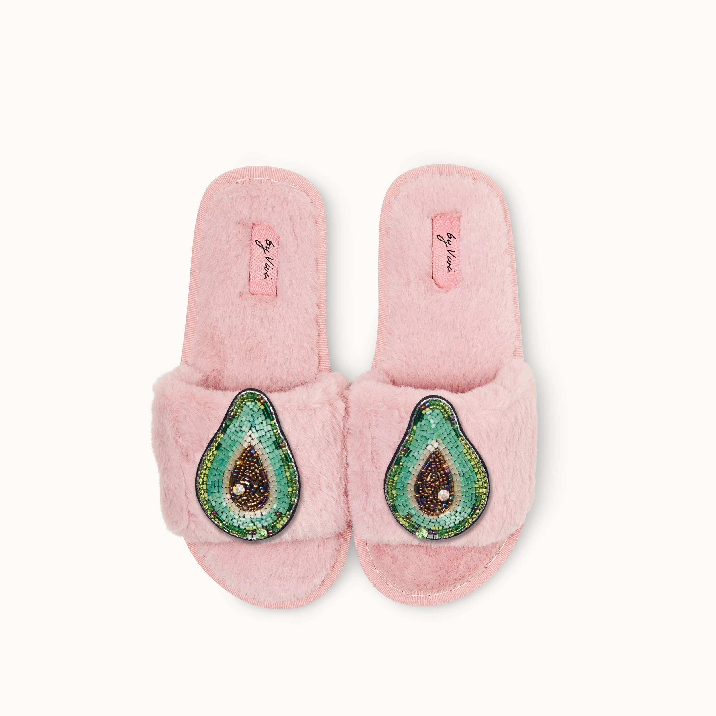 Schnittmuster Schuhe Pantoffeln Brosche, Avocado