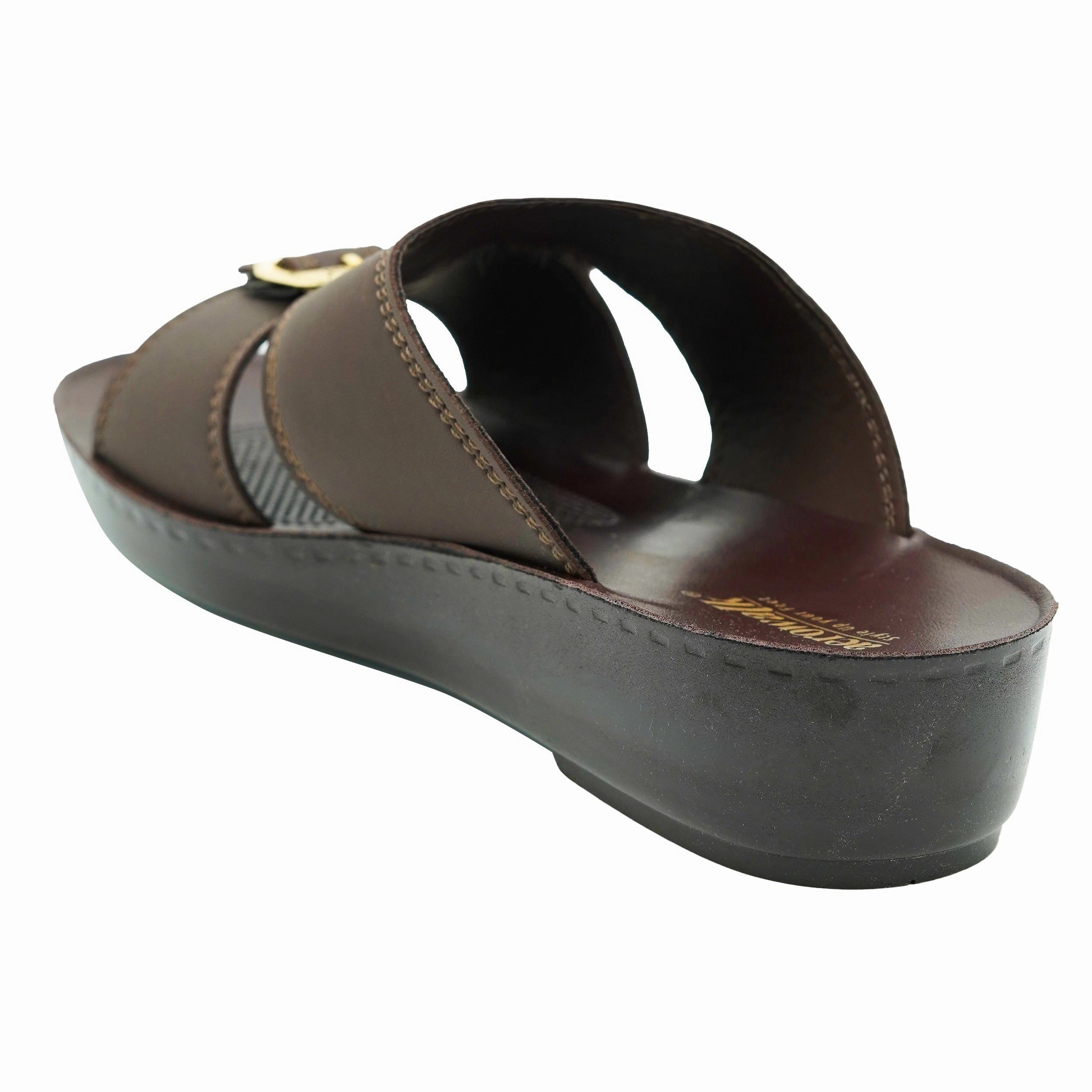 Aerowalk BROWN Slipper with slip-on for male Helmut Trunte Pantoffeln Filzpantoffeln Kamelhaar Schuhgröße 48