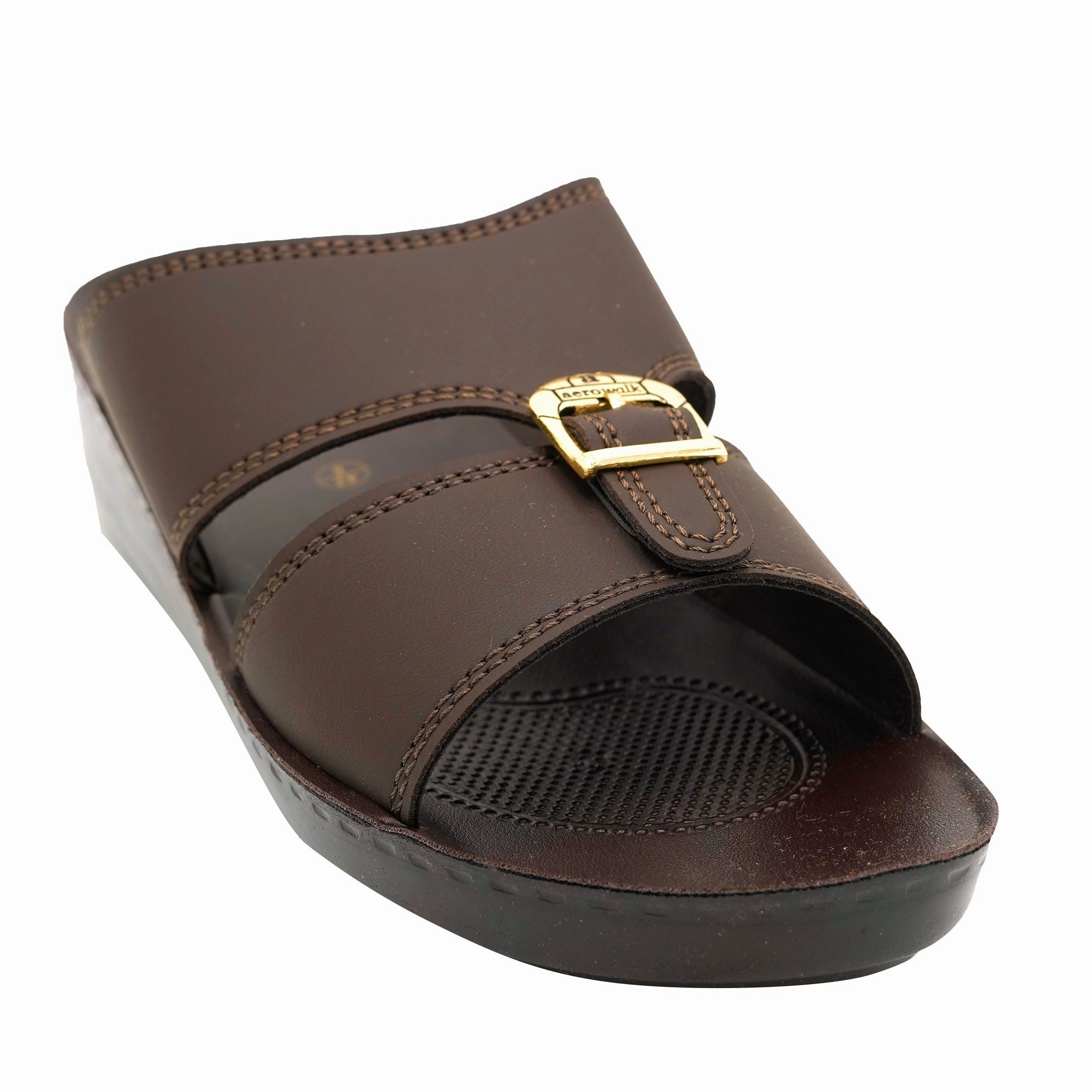 Pantoffeln Socken Aerowalk BROWN Slipper with slip-on for male