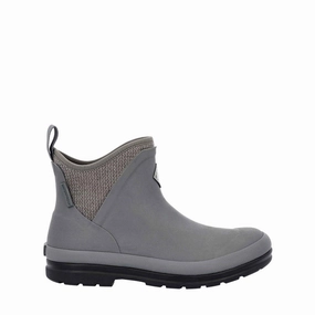 Damen Muck Originals Ankleboots mit Anziehlasche | Grey Stiefel Für Schmale Waden