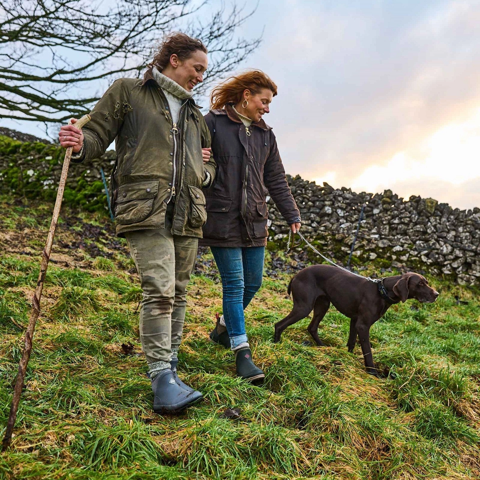 Damen Muck Originals Ankleboots mit Anziehlasche | Grey Stiefel Schaft Weiten Lassen Kosten