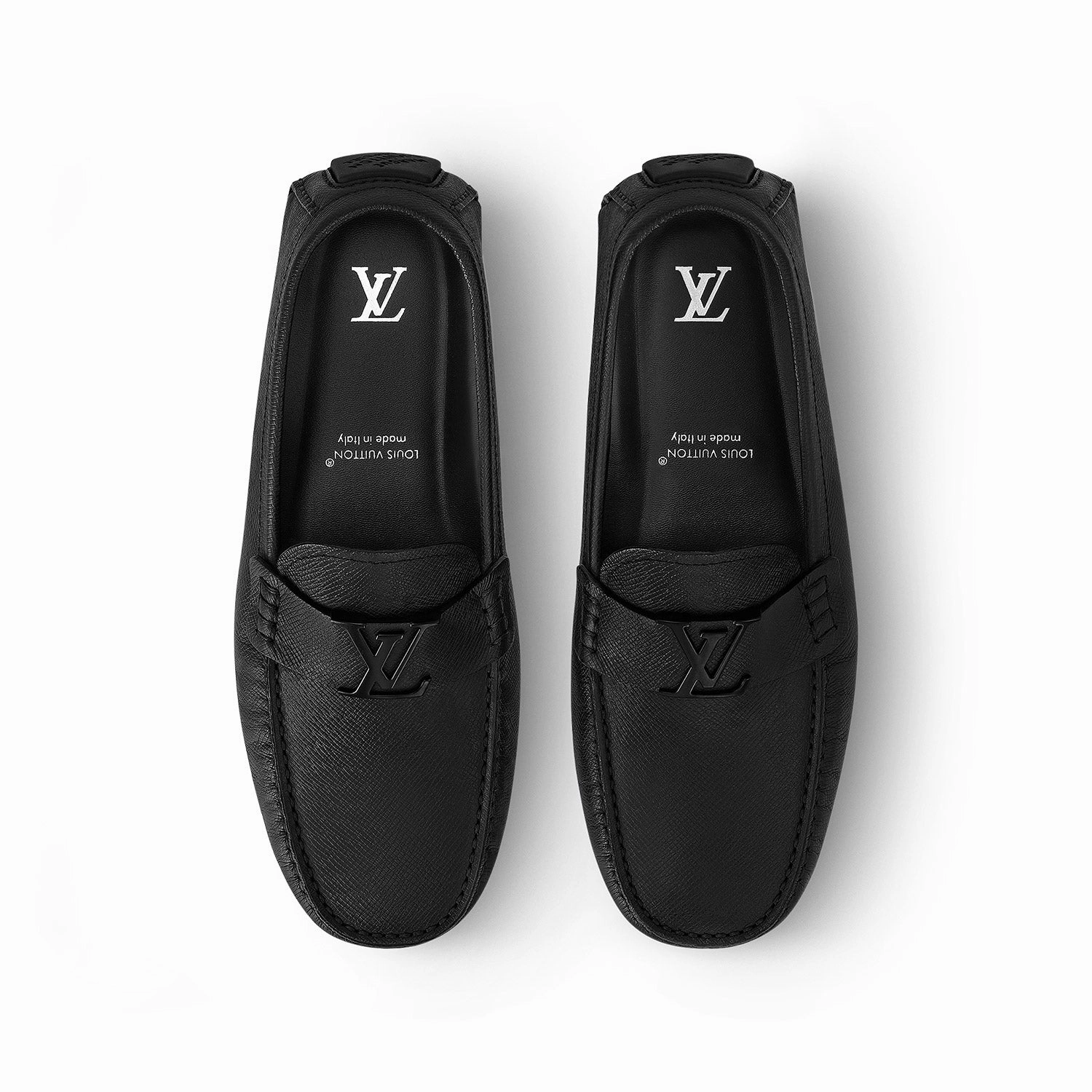LV Monza Moccasin Black Buckle Cariuma Loafers