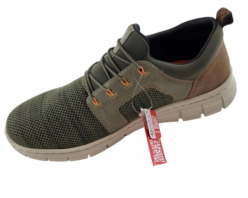 Tamaris Pantoffeln Mit Flauschiger Bandage Rieker Herren  Slipper B7796-54  Grn  Synthetik//Textil