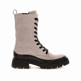Braune Stiefeletten Gabor Biker Boots