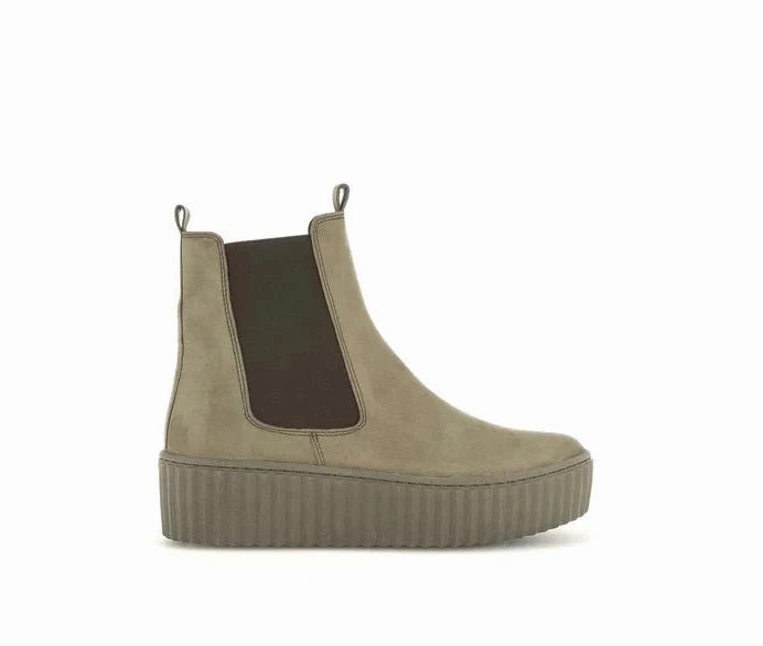 Stiefeletten Mädchen Gabor Chelsea Boots oliv