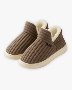 Geftterte Hausschuhe mit rutschfester Sohle Pantoffeln Paare