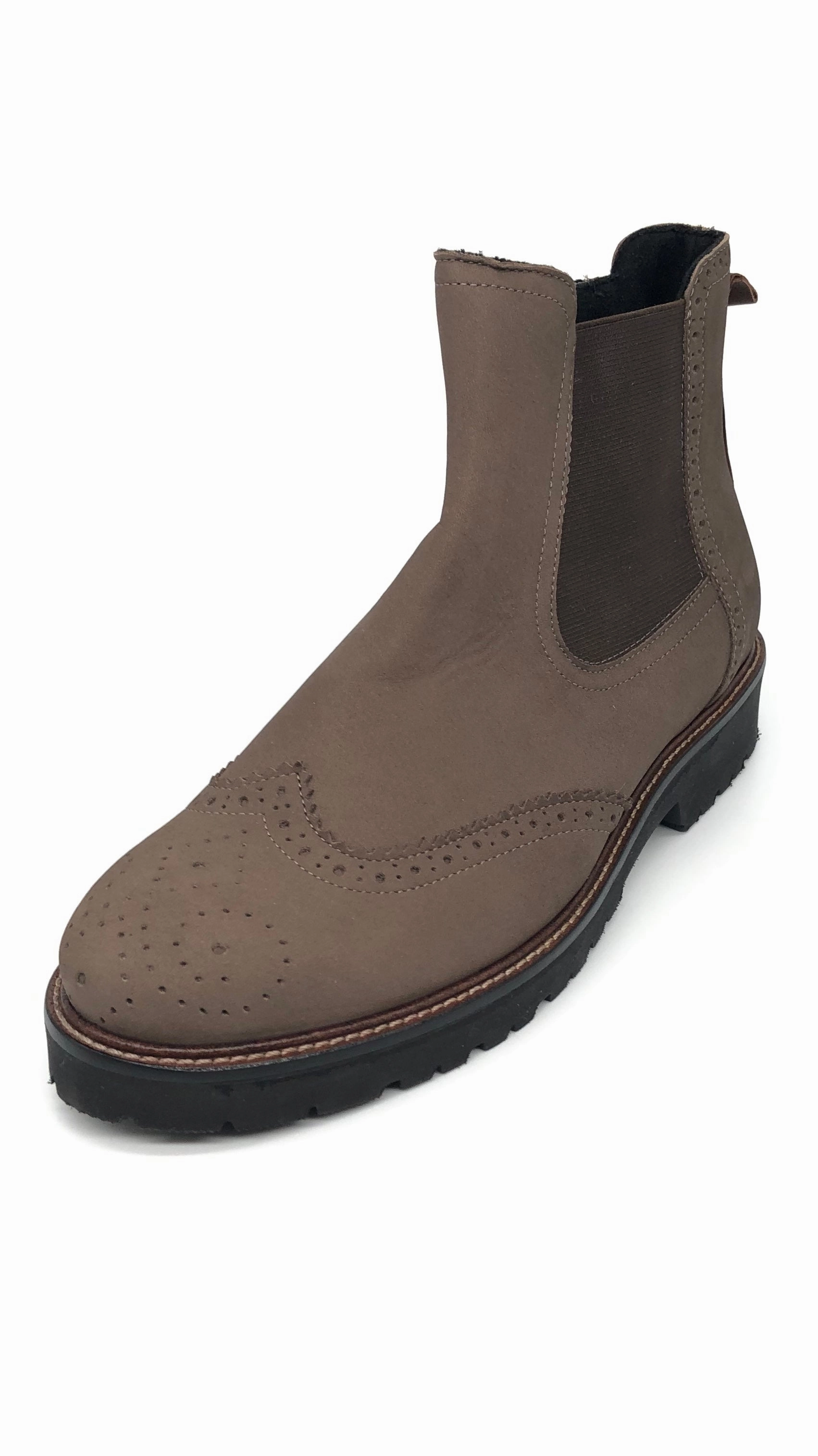 Damen Reissverschluss Stiefel Warmfutter Braun Semler 15975 Panara Stiefel