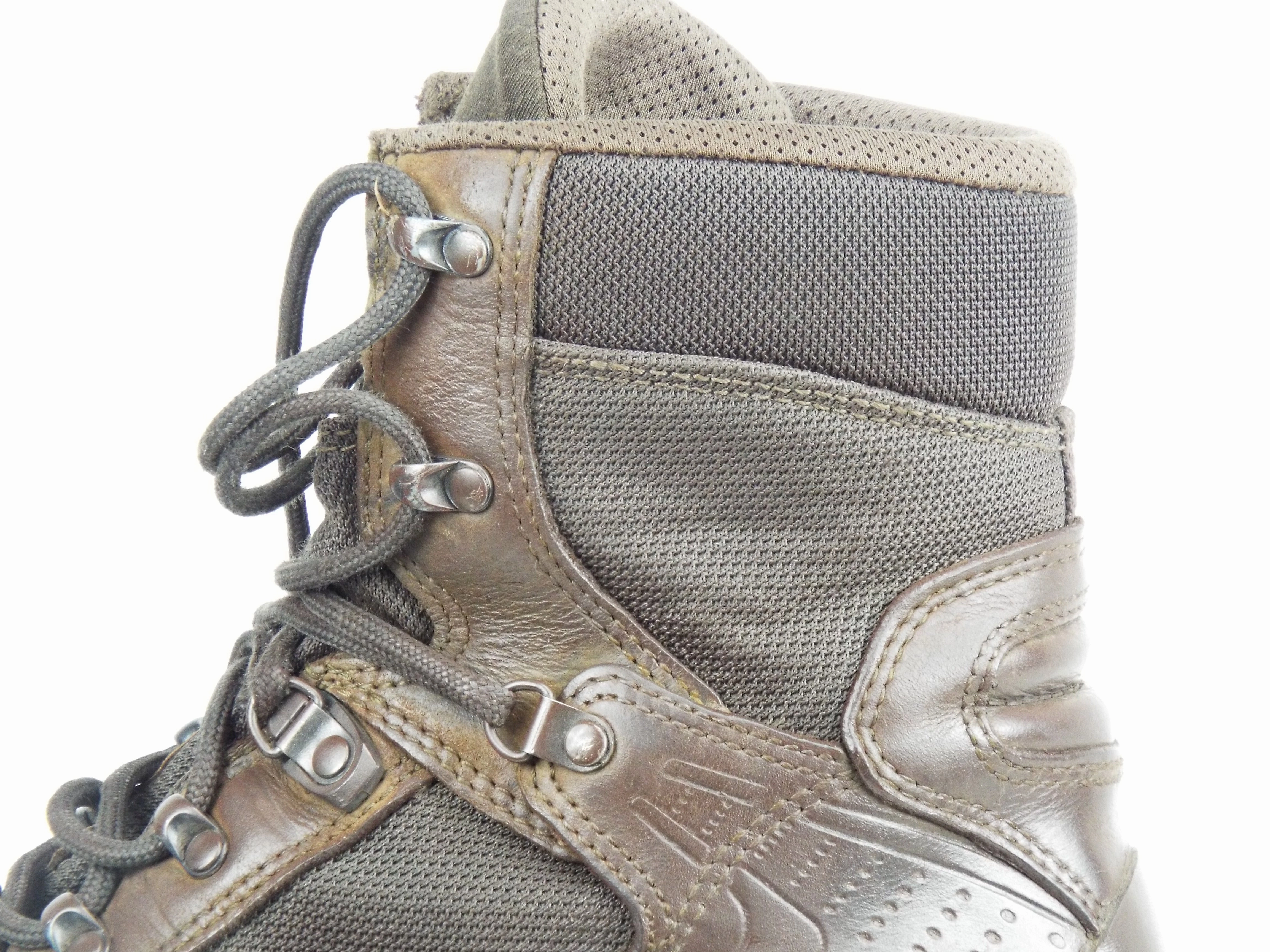 German Army - Meindl - Brown Leather w/ Cordura - Grade 1 - MD Rock Stiefel Waschen