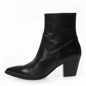 IT'S ALL ABOUT WALKING - BLACK Stiefel Mit Karree Spitze