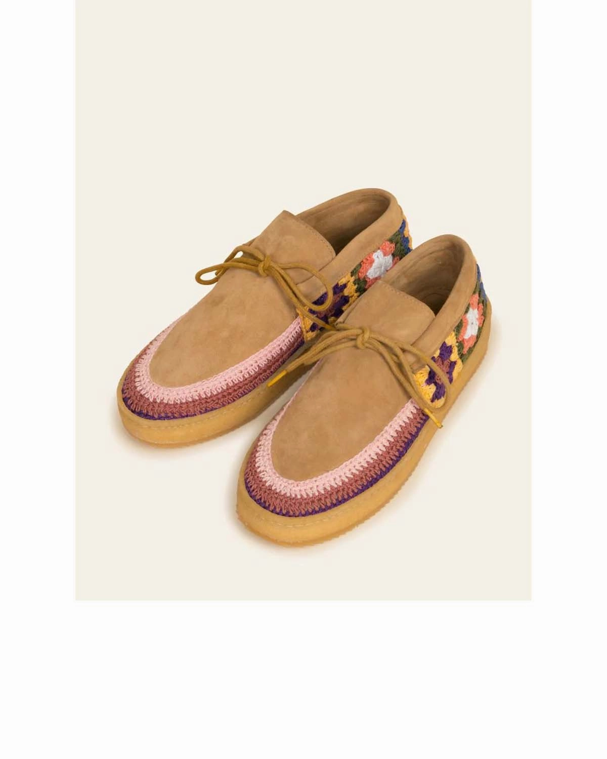 Laidback London Komo Crepe Saffron Suede Bdo Dereks Leichte Lederschuhe