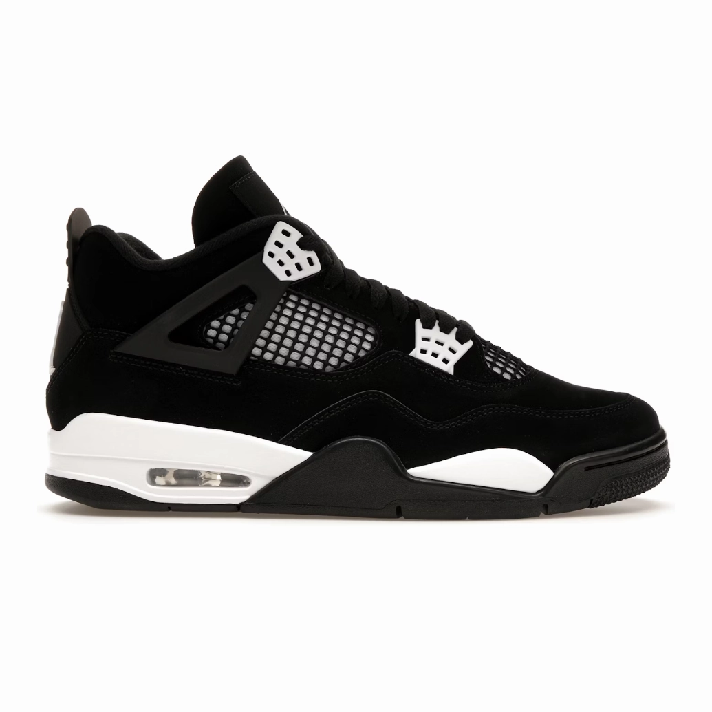 Edel Sneaker Jordan 4 Retro White Thunder