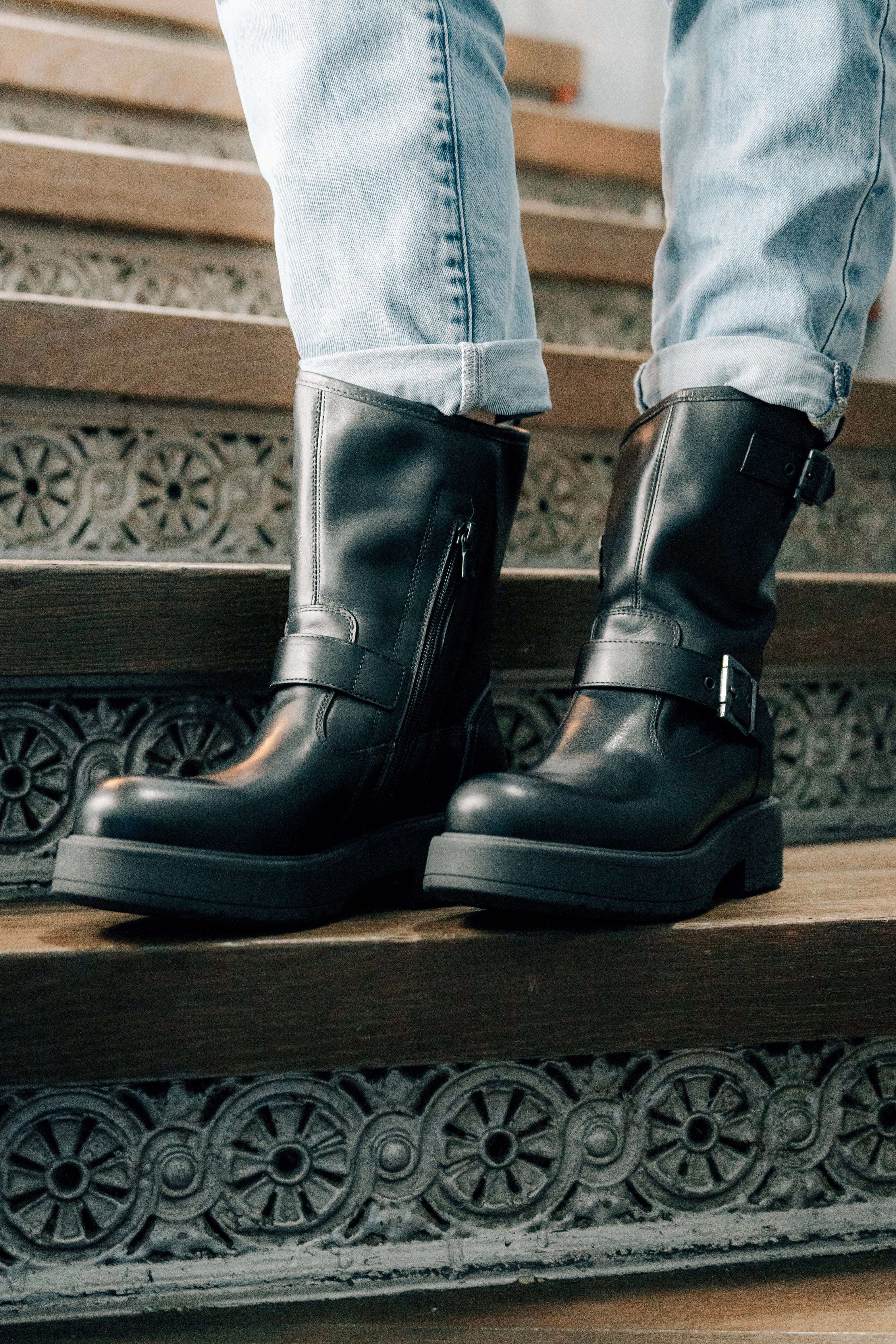 Guanto Nero Tr Pula 9602 Light N nero hell Stiefel Mit Lammfell