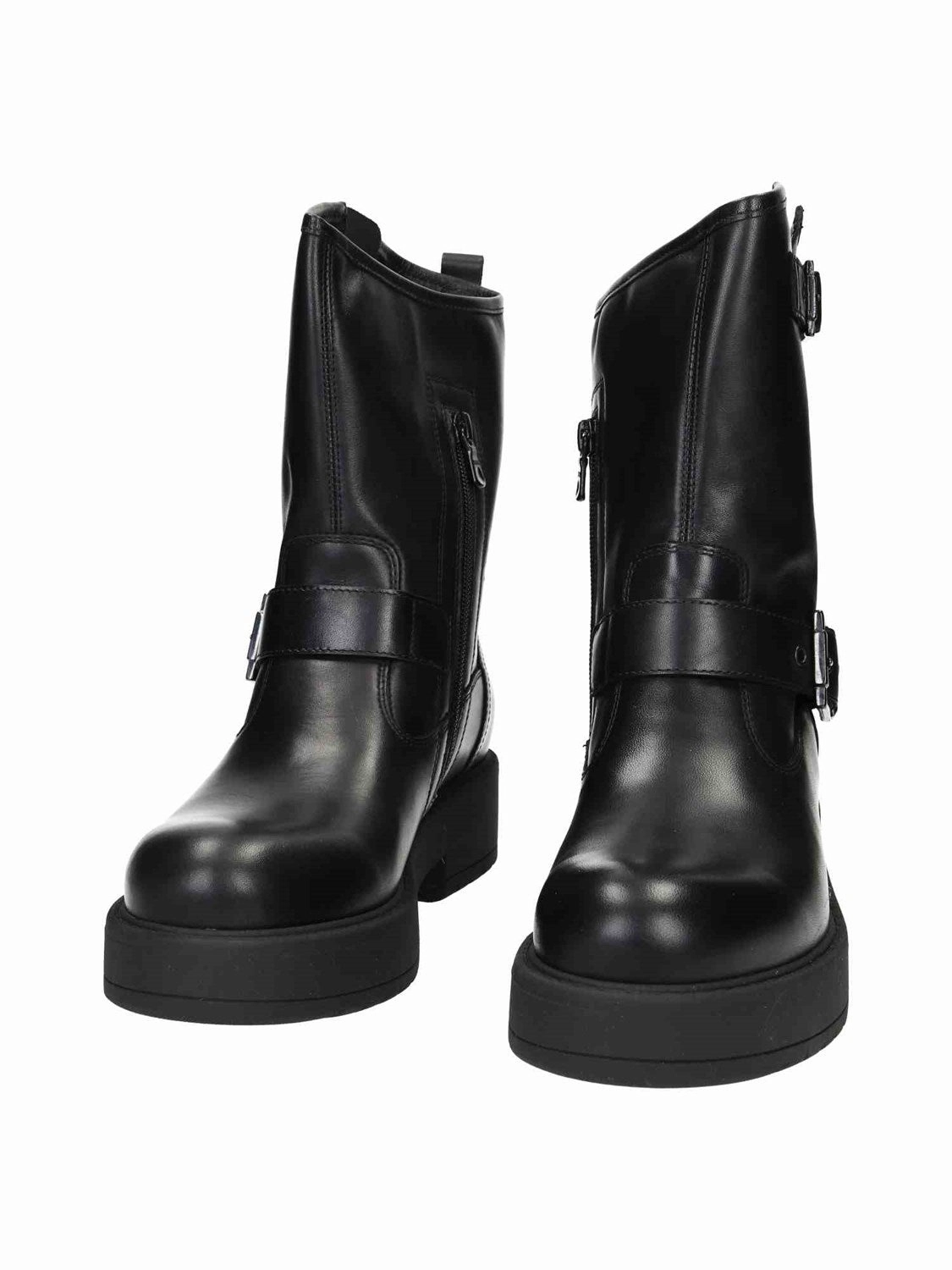 Plateau Stiefel Ohne Absatz Guanto Nero Tr Pula 9602 Light N nero hell