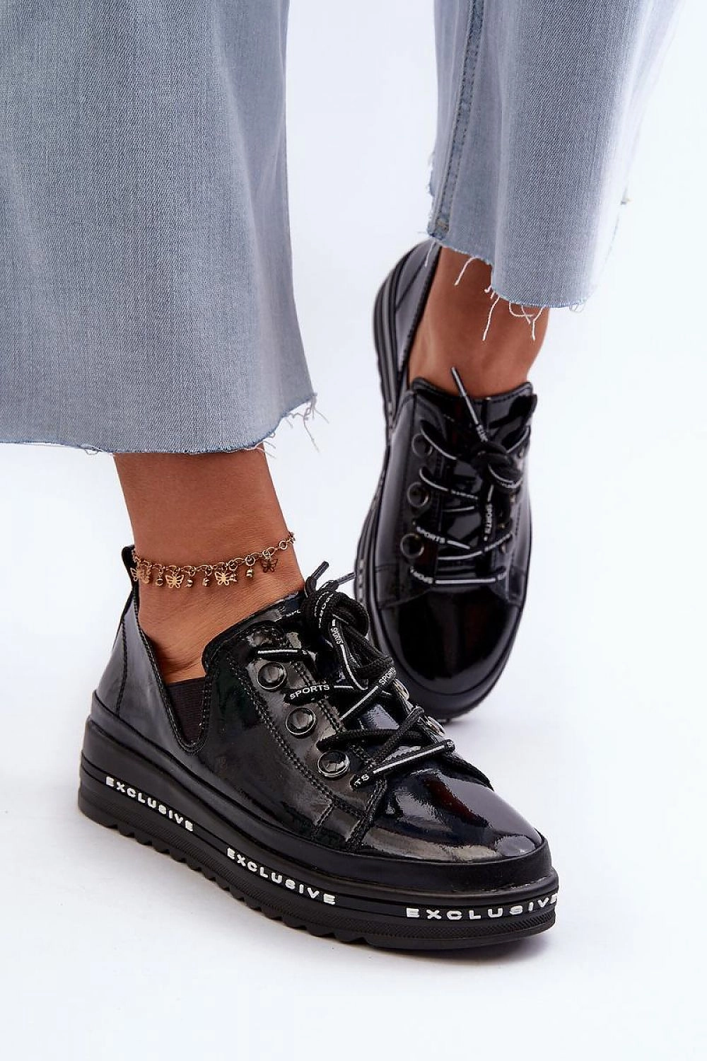 Günstige Stiefel Mit Weitem Schaft Half shoes model 198010 Step in style