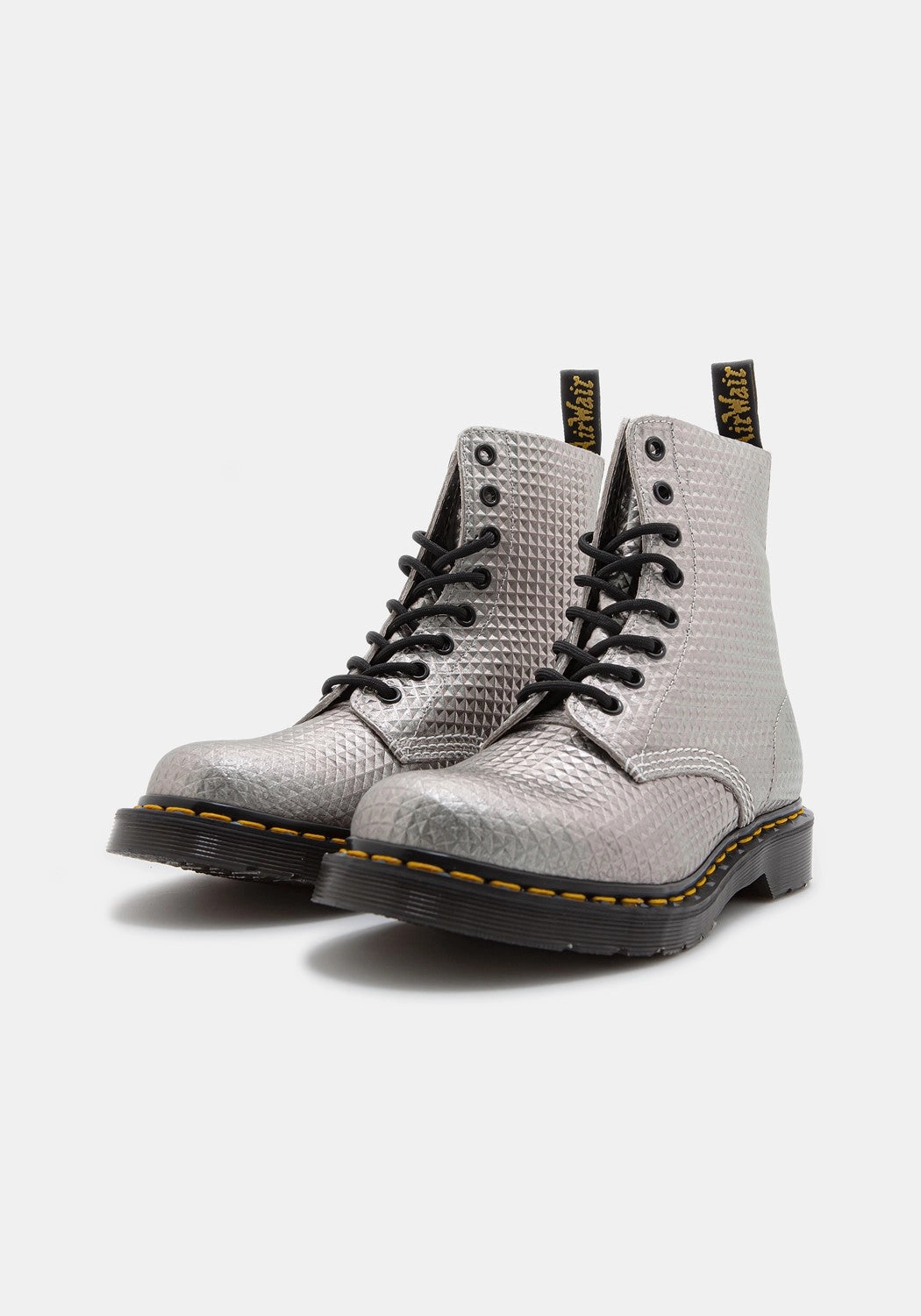 Wheat Stiefel Mädchen 1460 Pascal Studded Leather silver