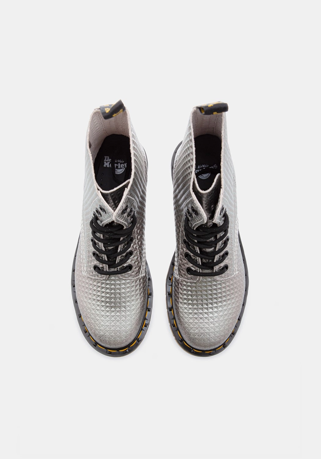 Stiefel Basteln 1460 Pascal Studded Leather silver