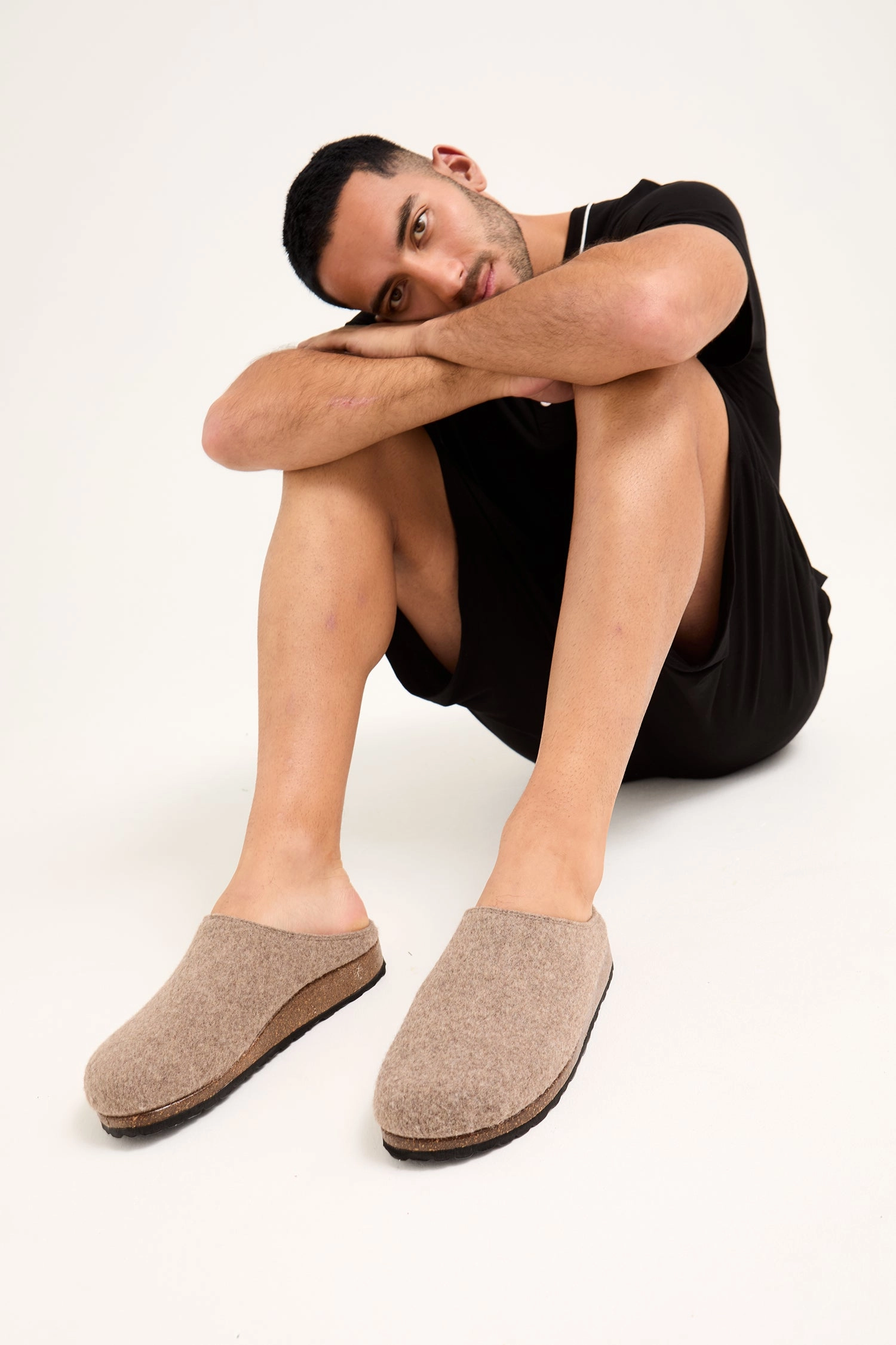 Mister You Jamie Mule Slippers in Mink Gottstein Pantoffeln