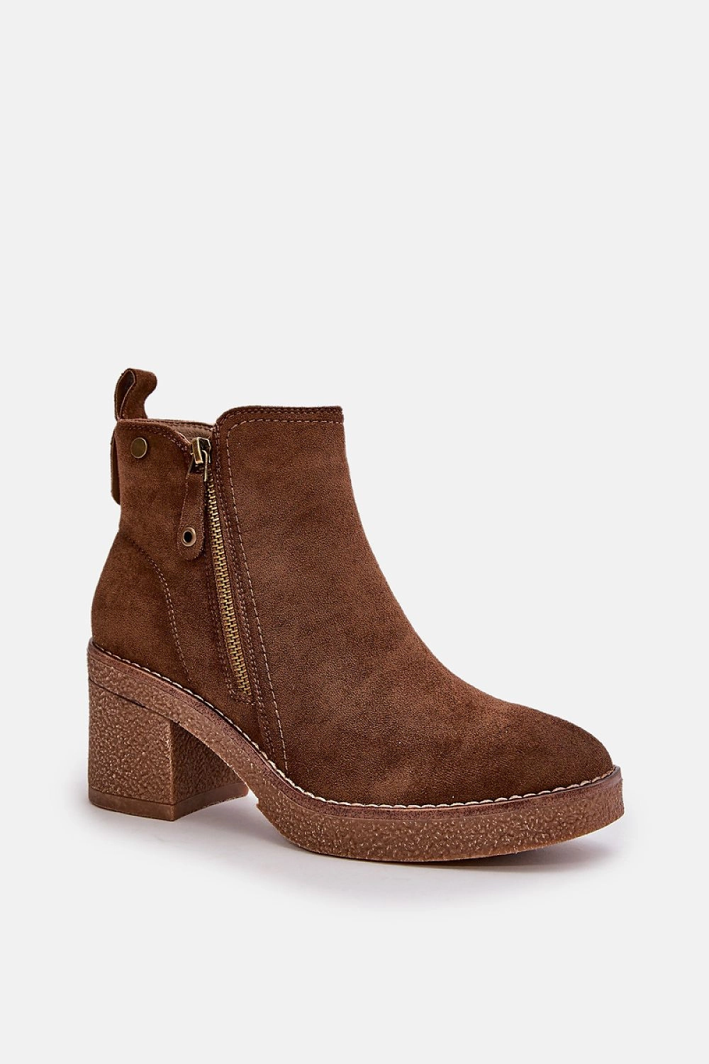 Heel boots model 199076 Step in style Grain Chelsea Boots