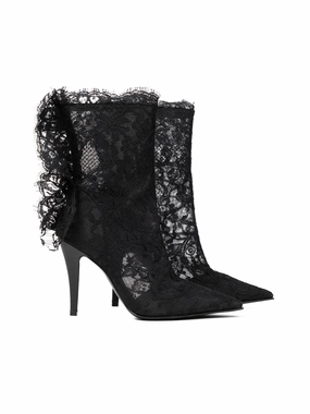 Heron Schnrstiefel in Schwarz Stiefel Italien