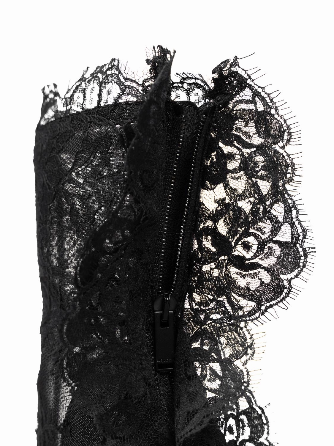 Heron Schnrstiefel in Schwarz Herbst Stiefel Absatz