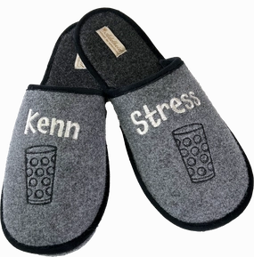 Pantoffeln Türkisch HERREN FILZPANTOFFEL "Kenn Stress"