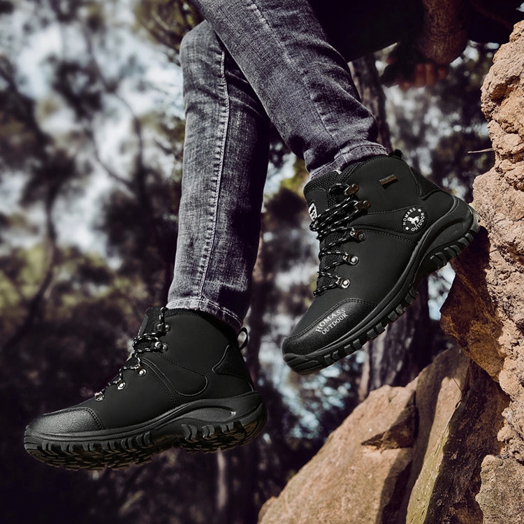 Herren Mittelhohe wasserdichte Wanderschuhe mit Stahlkappe