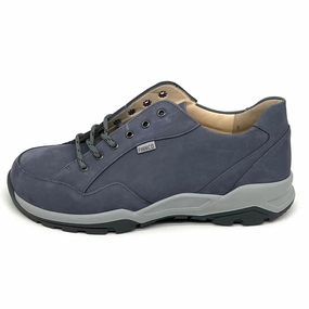 Herren Schnrer Halbschuh Wanderschuh Blau von Finn Comfort 17713 Sollten Wanderschuhe Eng Sitzen