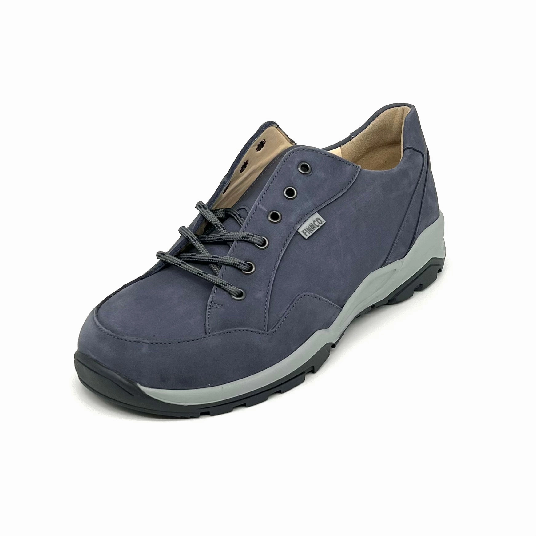 Wanderschuhe Weich Herren Schnrer Halbschuh Wanderschuh Blau von Finn Comfort 17713