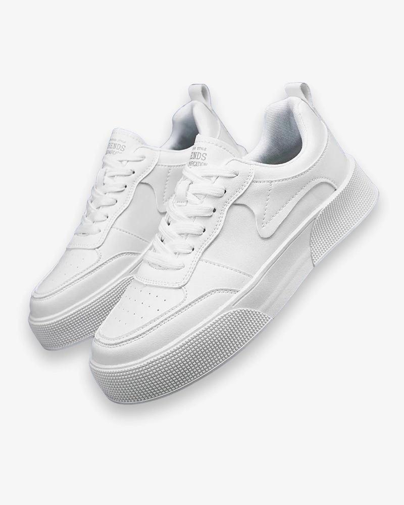 Gute Sneaker Herren Sportliche Sneaker | Weie Schuhe fr Komfort und Stil