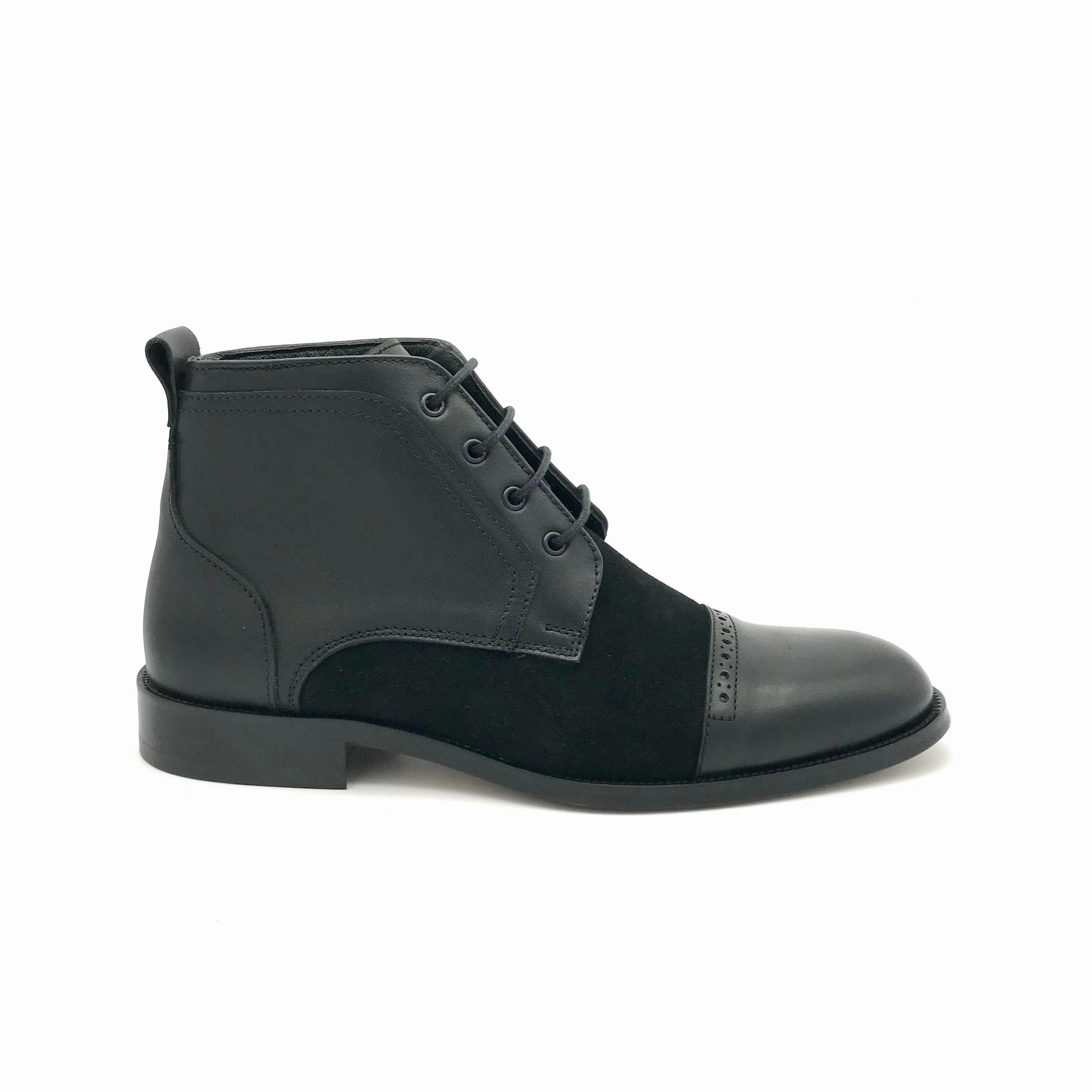 Herren Stiefeletten Elegant Leder - Schwarz Rage Age Stiefeletten