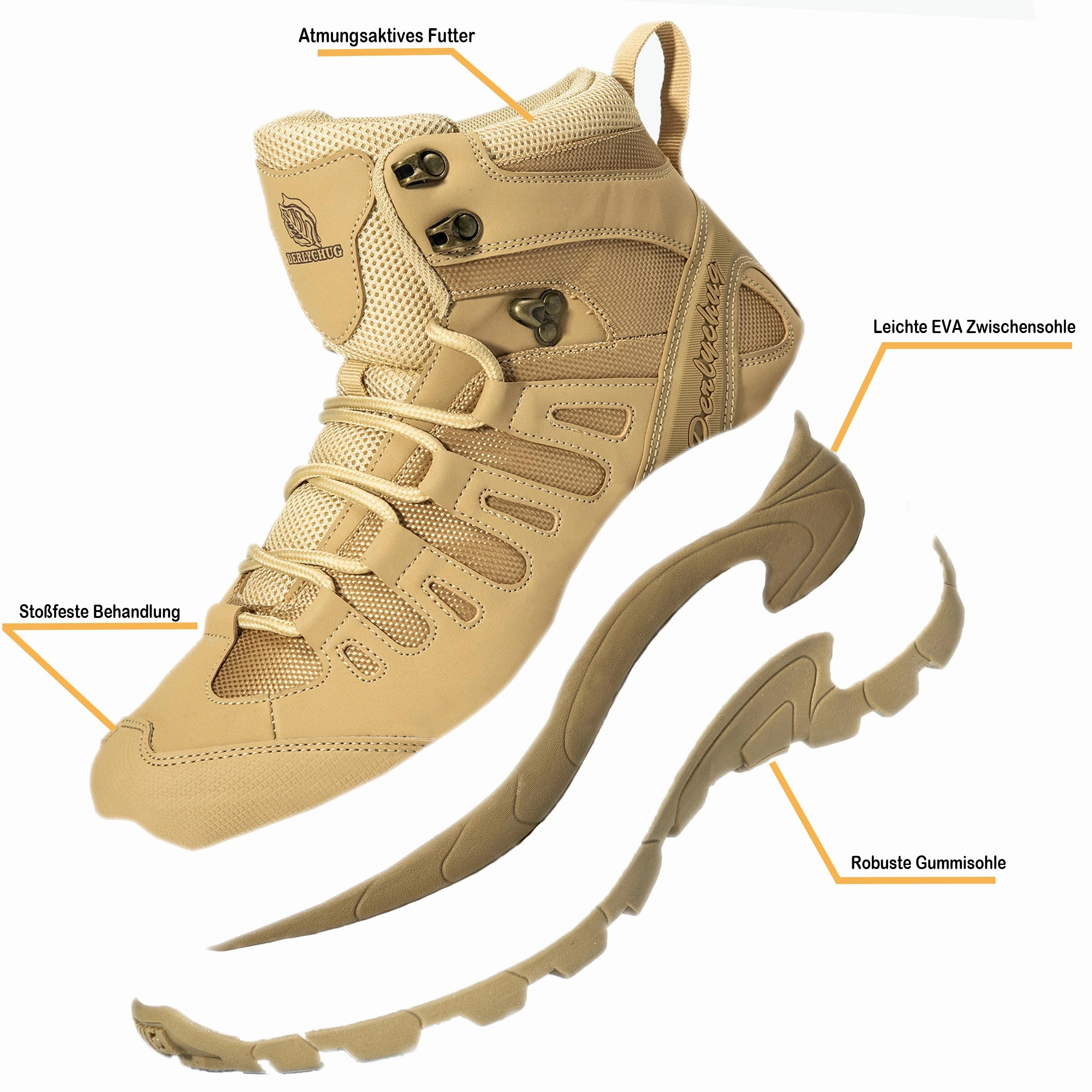 Wanderschuhe Potsdam Herren Wanderschuhe  taktische Leichte Wste Stiefel