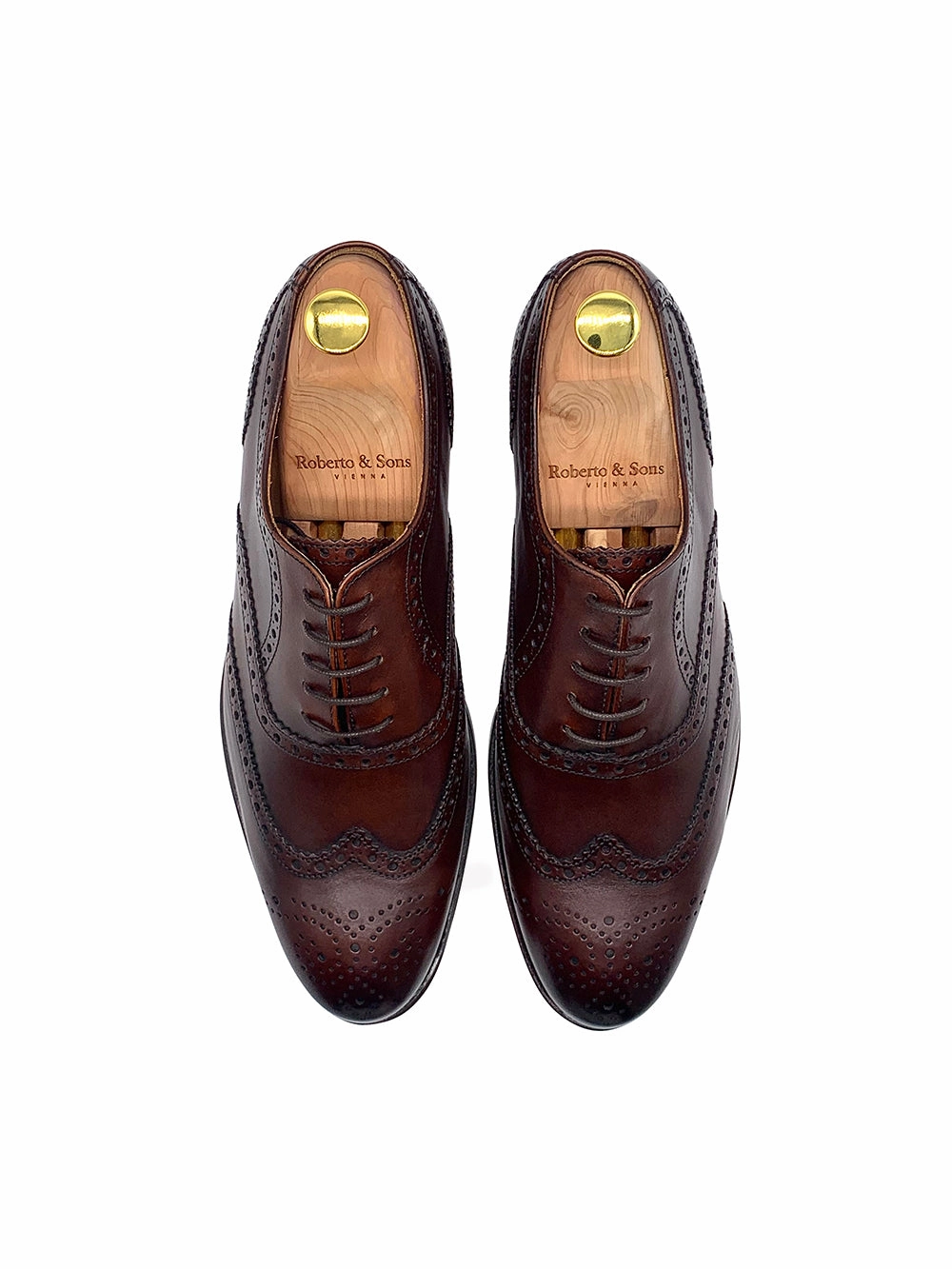 Herrenschuh Budapest Goodyear Welted - Kalbsleder Braun ( Limited Edition ) Lederschuhe Waschen Geht