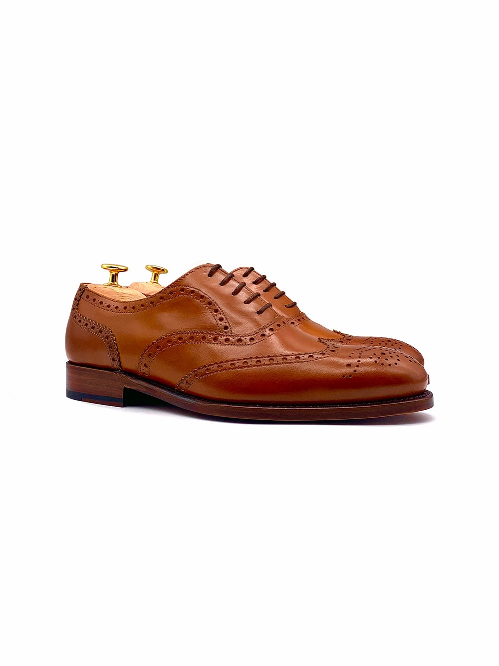 Herrenschuh Budapest Goodyear Welted - Kalbsleder Cognac ( Limited Edition ) Lederschuhe Tracht