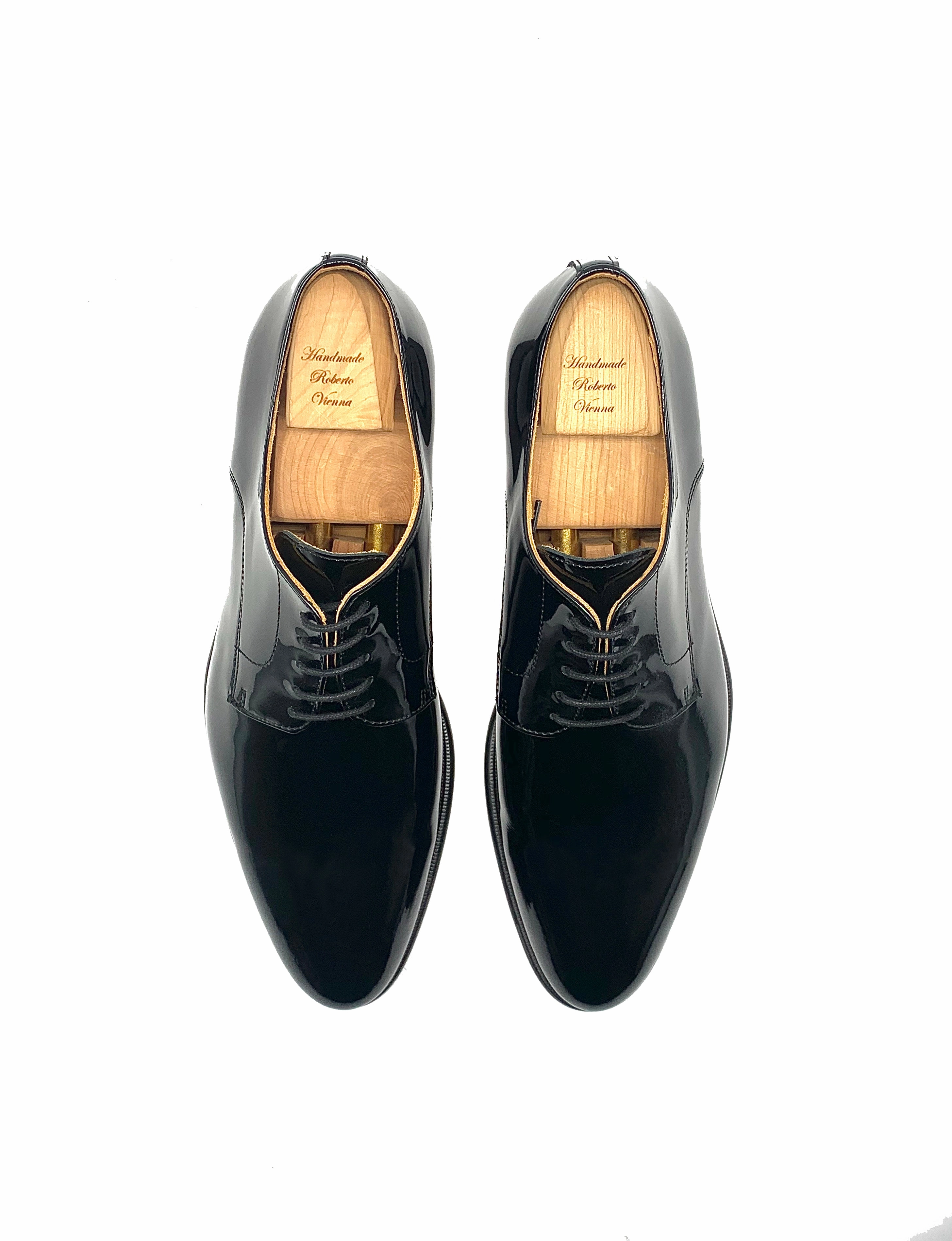 Lederschuhe Gummistreifen Auf Leder Entfernen Herrenschuh London - Lackleder Schwarz